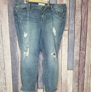 Torrid distressed jeans